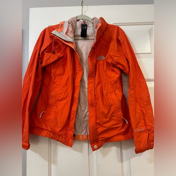 The North Face Jackets & Blazers - North face Orange Rain jacket